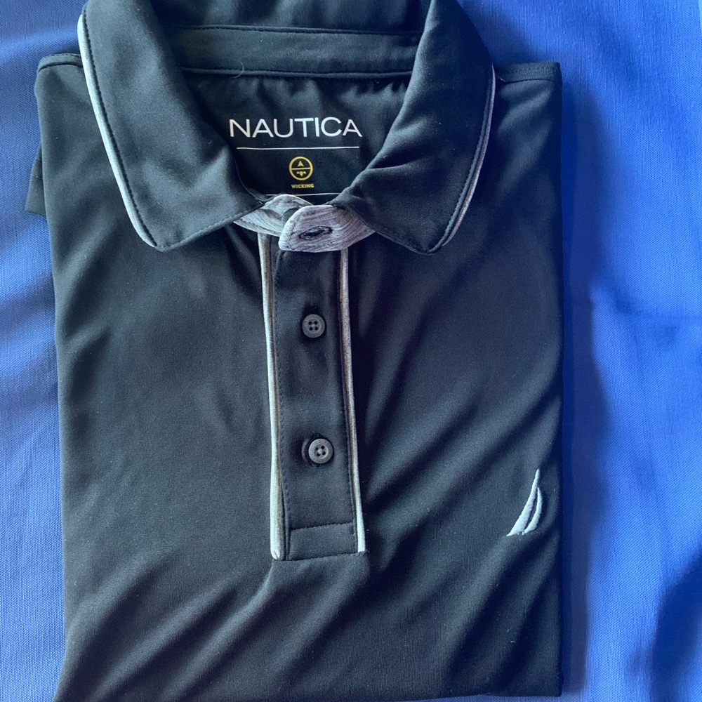Nautica black polo shirt - Size Large